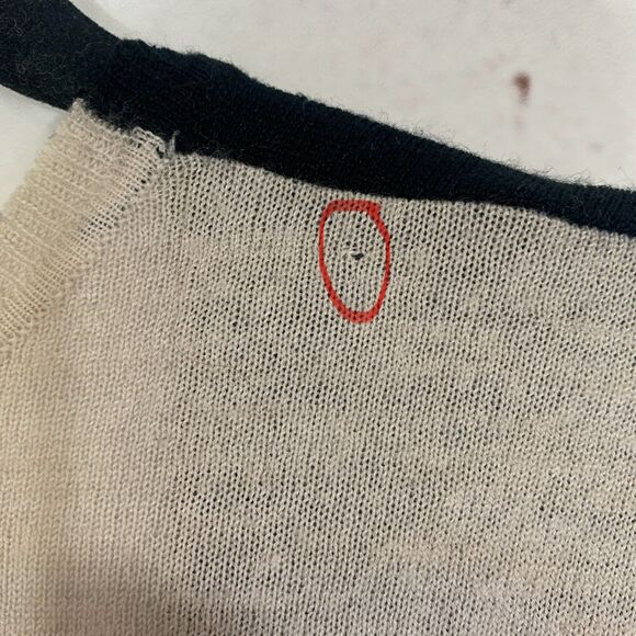 Lane Bryant Fine Merino Blend Colorblock V-Neck Sweater Women’s 18/20 Plus Size - Picture 3 of 9